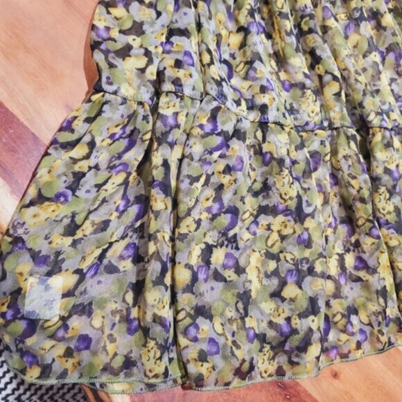 Costa Blanca Vintage Disty Floral Pleated Mini dress - Picture 2 of 12